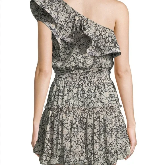 MISA Josephine Printed One-Shoulder Mini Dress - Picture 2 of 5